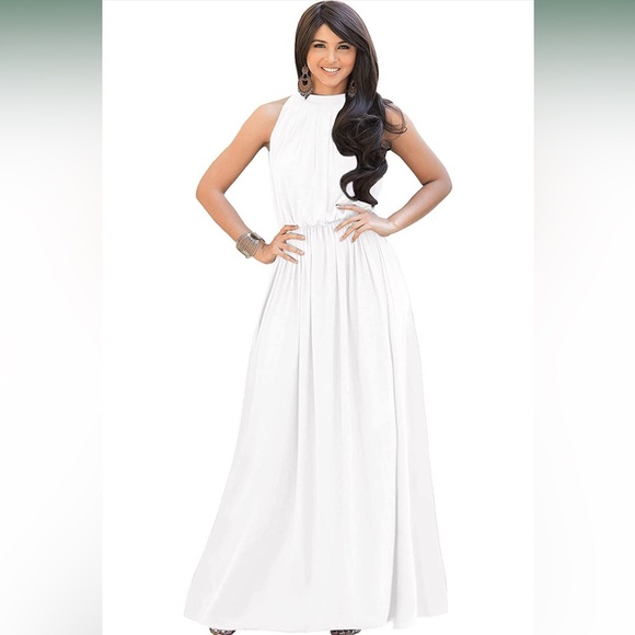 Sexy Sleeveless Summer Formal Flowy Casual Gown in size XL - Picture 1 of 7